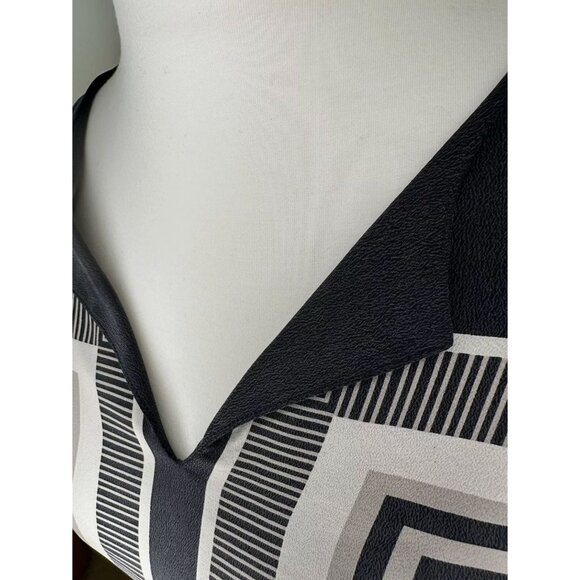 Size 10 CYNTHIA ROWLEY SILK SHIFT DRESS Spring Summer Classy Office Career Party - Picture 2 of 9